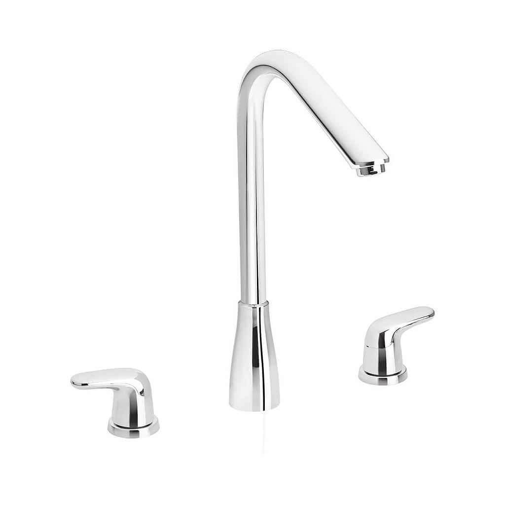 GRIFO CORONA ALUVIA P/LAVAT. #AV5070001L 8PULG PALANCA
