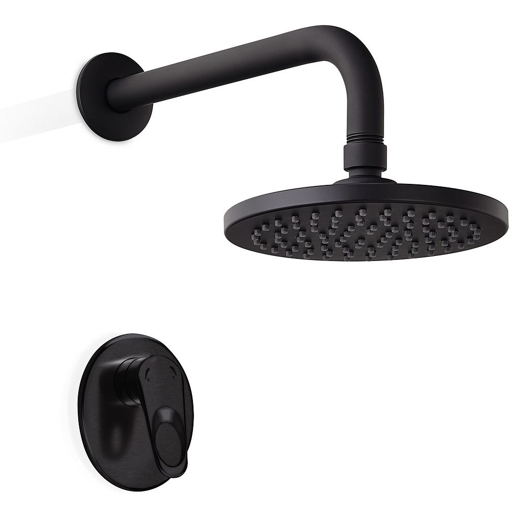 DUCHA MONOC KORAL MATE BLACK SD KR4085551L
